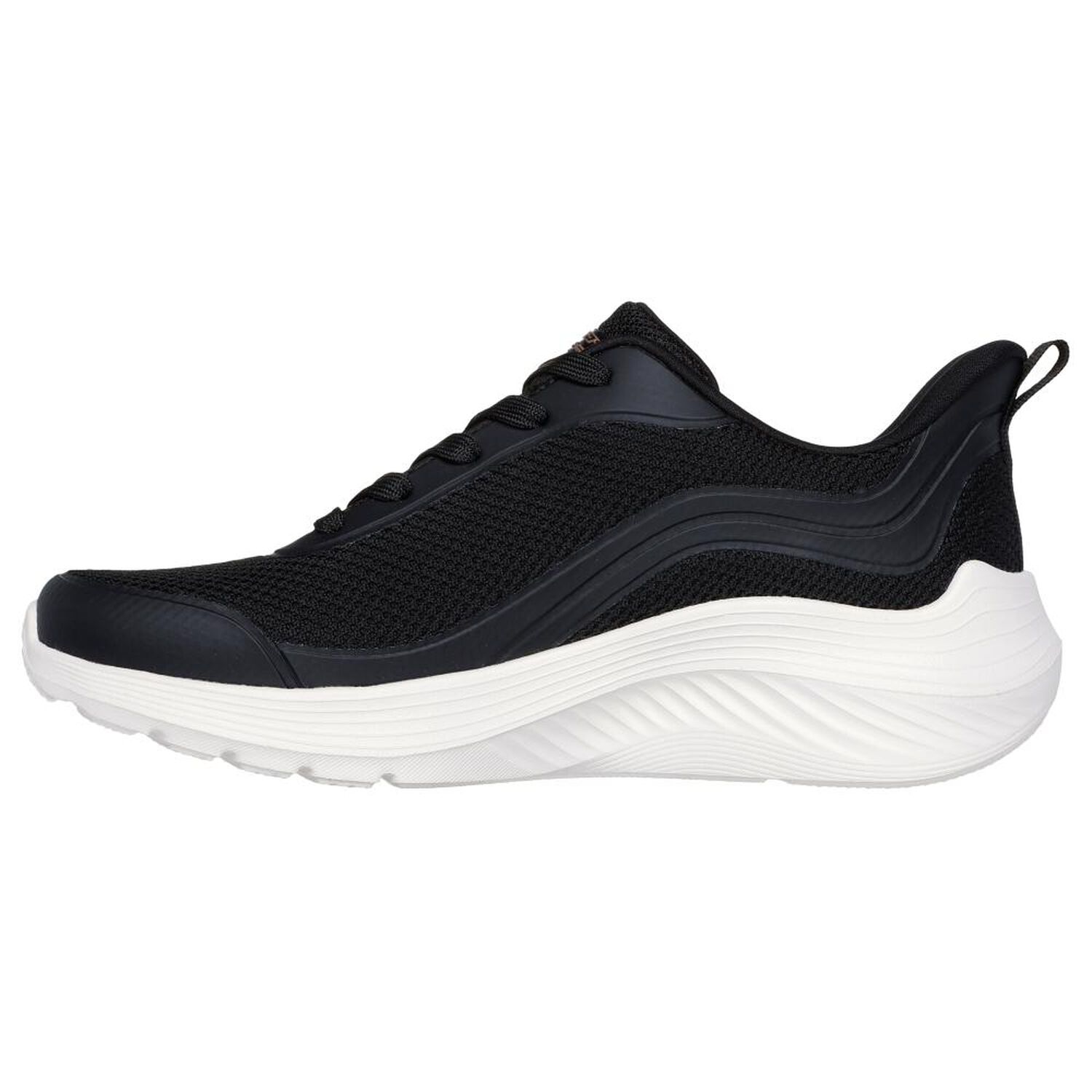 Zapatilla Urbana Mujer Skechers Bobs Squad Waves-still Wading Blk image number 5.0
