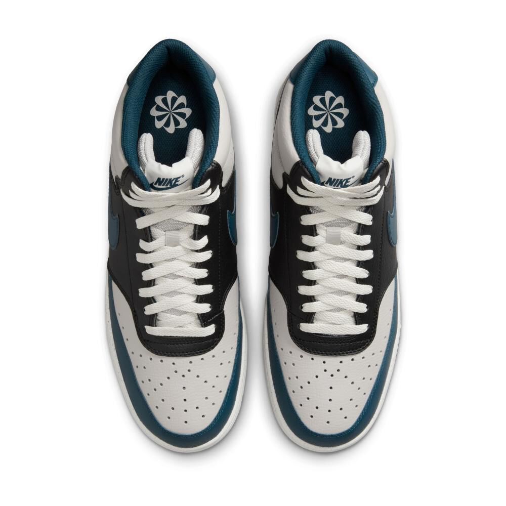 Zapatilla Urbana Hombre Nike Court Vision Mid Next Nature Blanco/negro image number 5.0