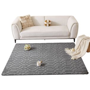Alfombra Rectangular Para Living 160x200cm Jacquard