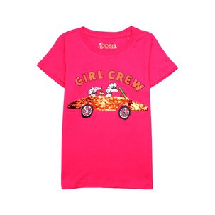 Polera Manga Corta Cuello Redondo Niña Topsis
