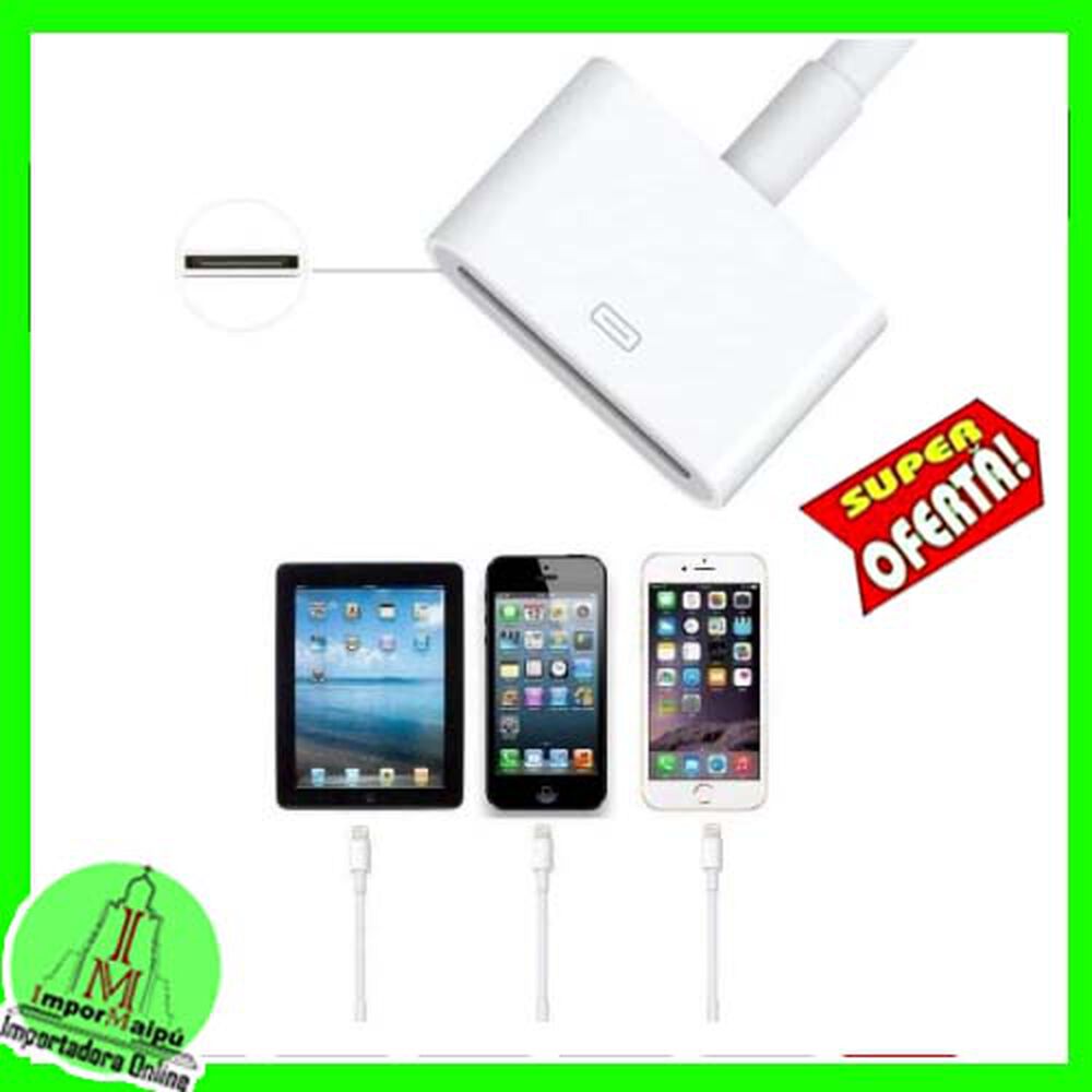 Adaptador Para Iphone Lightning Otg De 8 Pines Macho A 30 Pines Hembra image number 5.0
