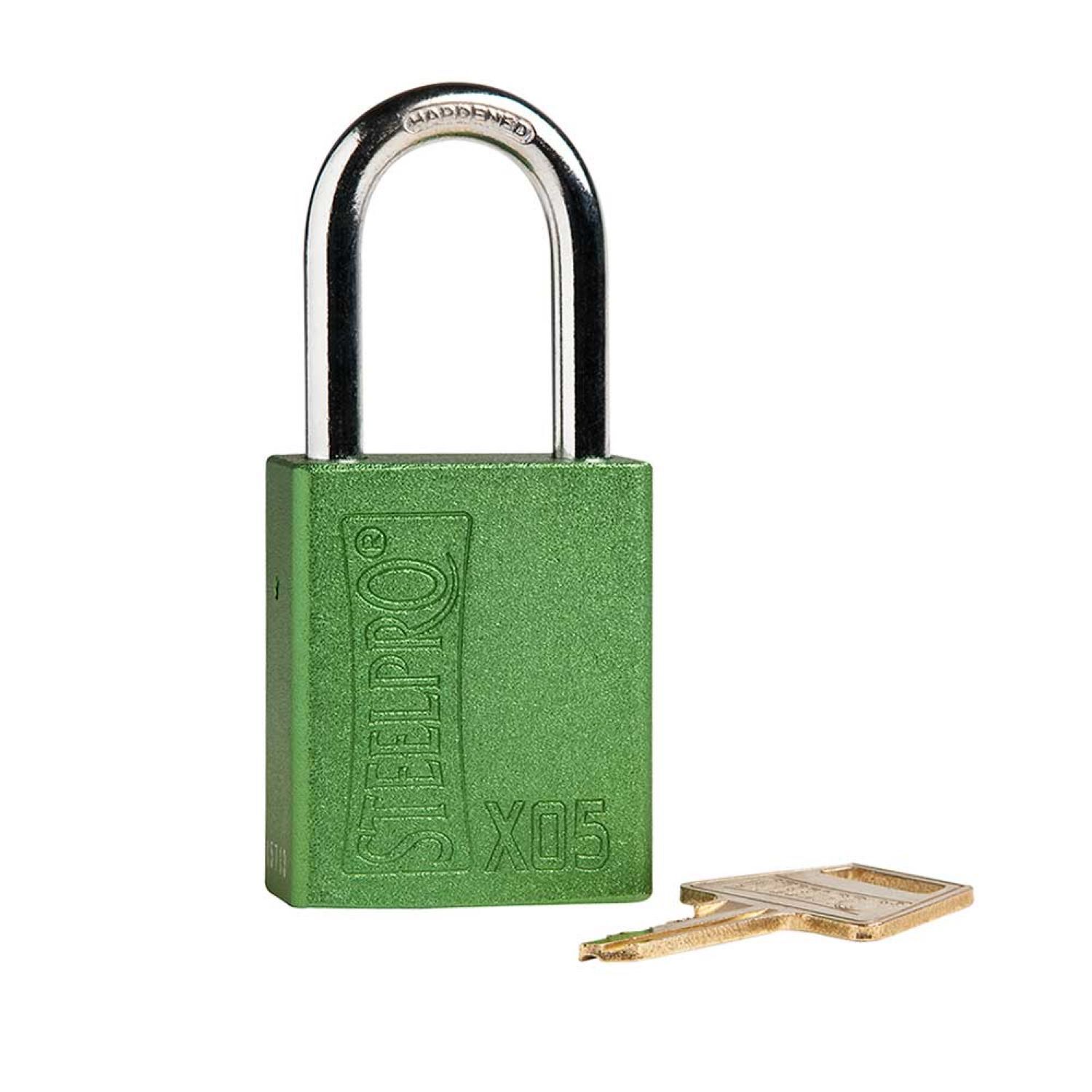 Candado Lock Out Steel-pro X05 Verde image number 0.0