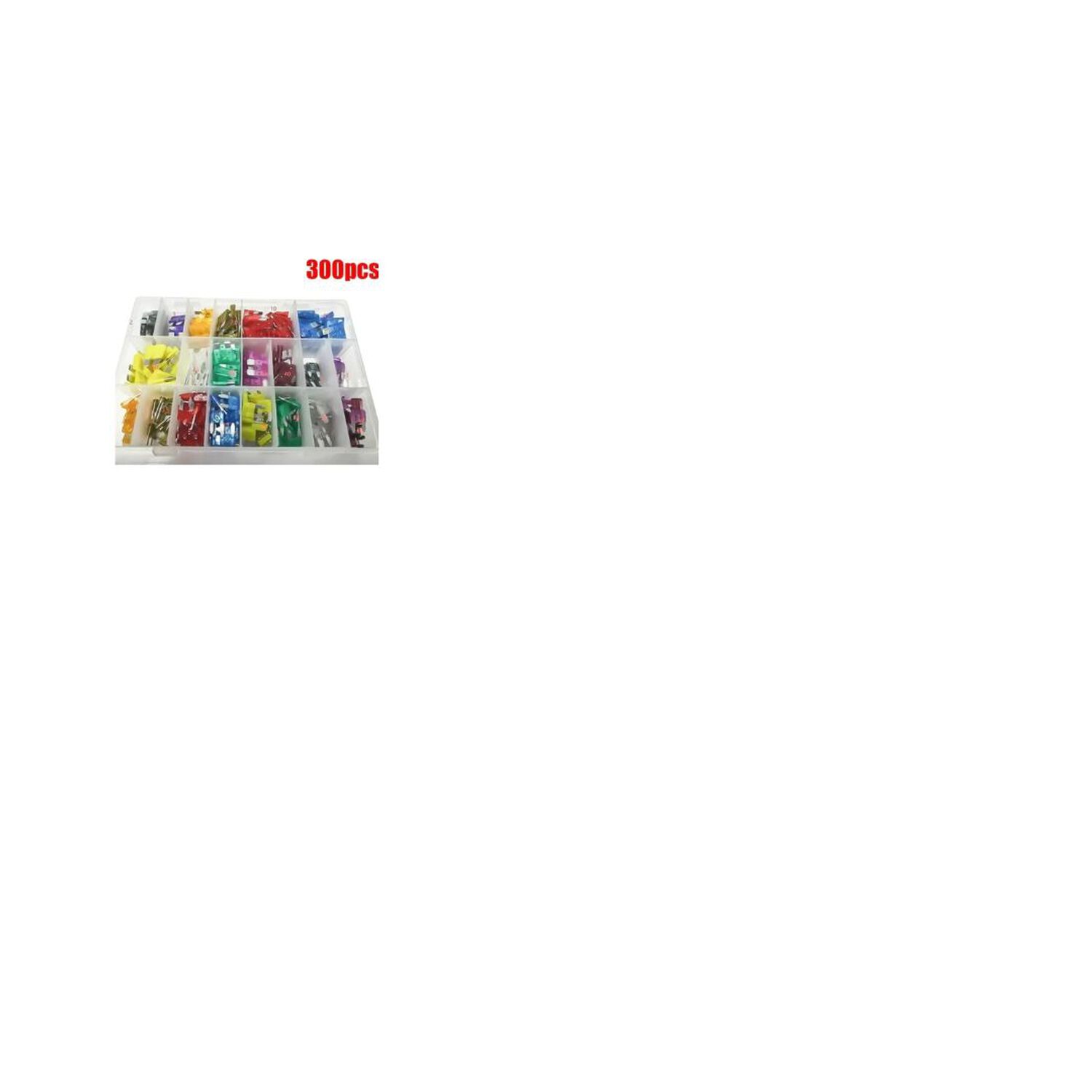 Kit 300pcs Fusibles Coche Automotriz image number 0.0