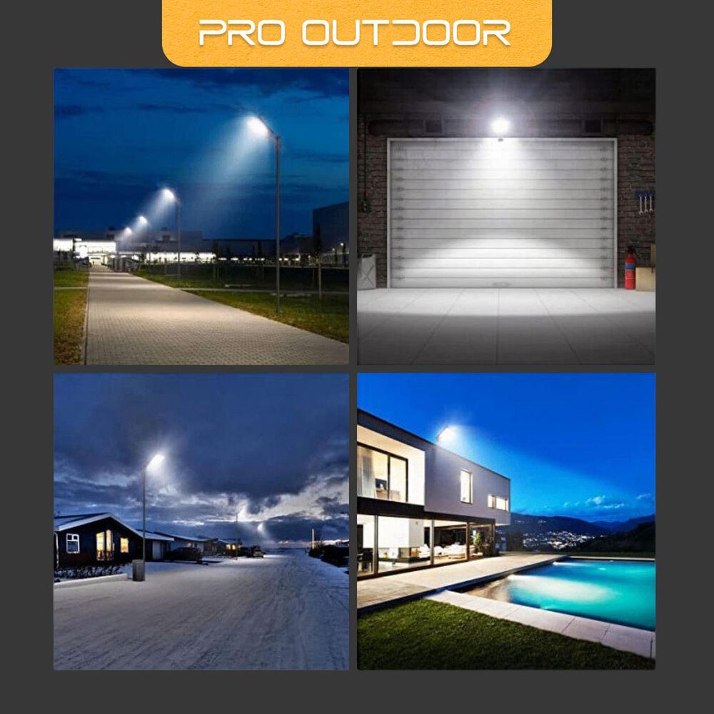 Pack 2 Luminaria Led 100 W Solar Contra Agua image number 4.0