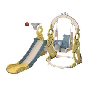 Resbalín Columpio 3 En 1 Lubabycas Amarillo