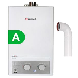 Calefont 10 Litros G. Licuado Tiro Forzado + Kit Instalaci&oacute;n