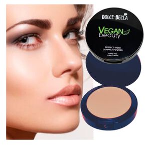 Polvo Compacto Vegano Larga Duracion Con Filtro Solar