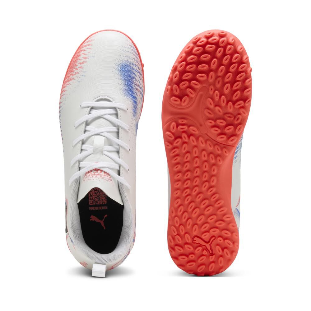 Zapatilla Fútbol Unisex Puma Future Blanca image number 4.0