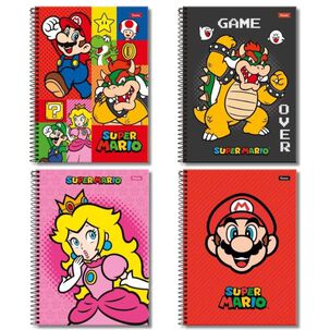 Cuaderno Triple Nintendo - Super Mario 150hojas Foroni
