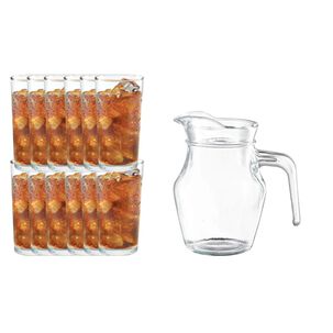 Set 12 Vasos Montecarlo 340ml + Jarra Panama 500ml Allegra