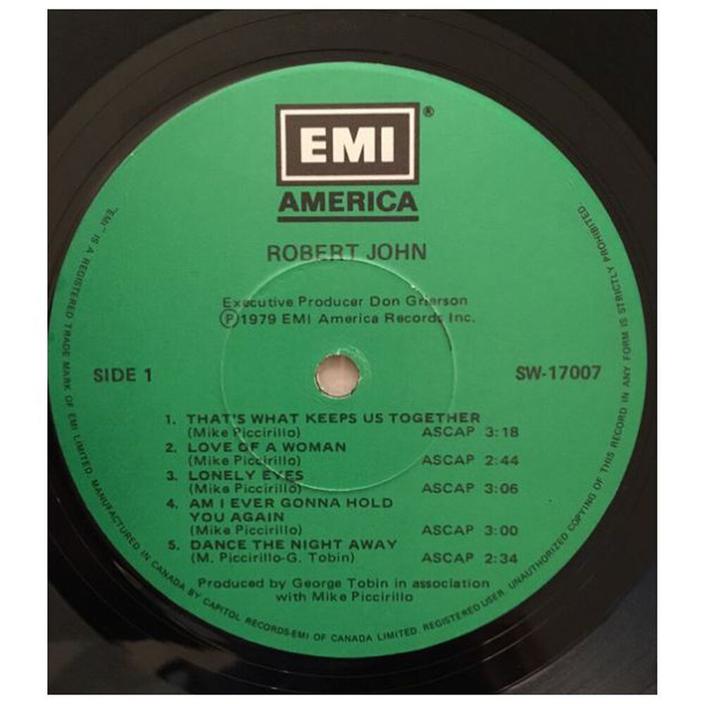 Robert John - Robert John | Vinilo Usado image number 2.0