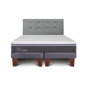 Cama Europea Cic Ortopedic Advance / 2 Plazas / Base Dividida + Respaldo