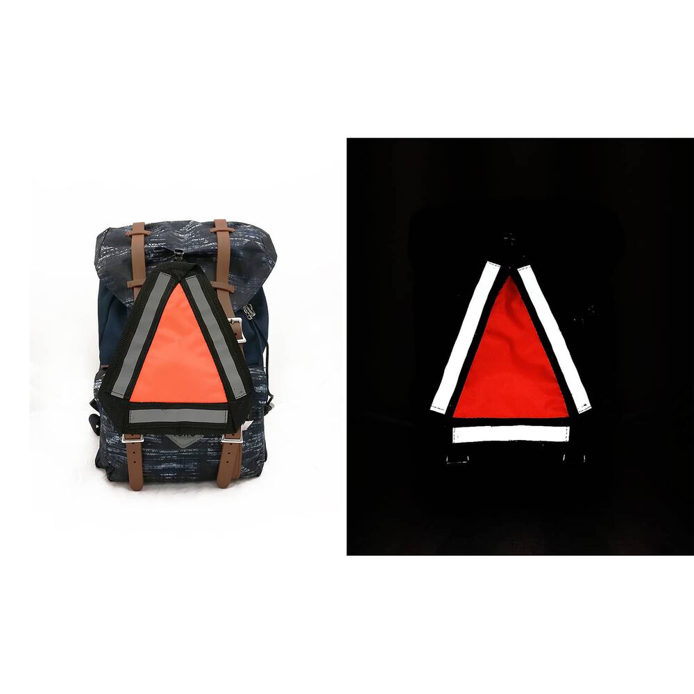 Triangulo Reflectante Naranjo image number 3.0