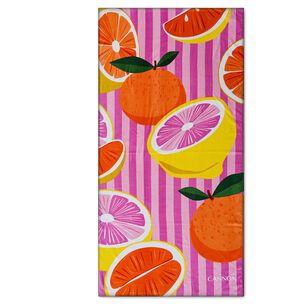 Toalla De Playa Cannon Naranja / 150x75 Cm
