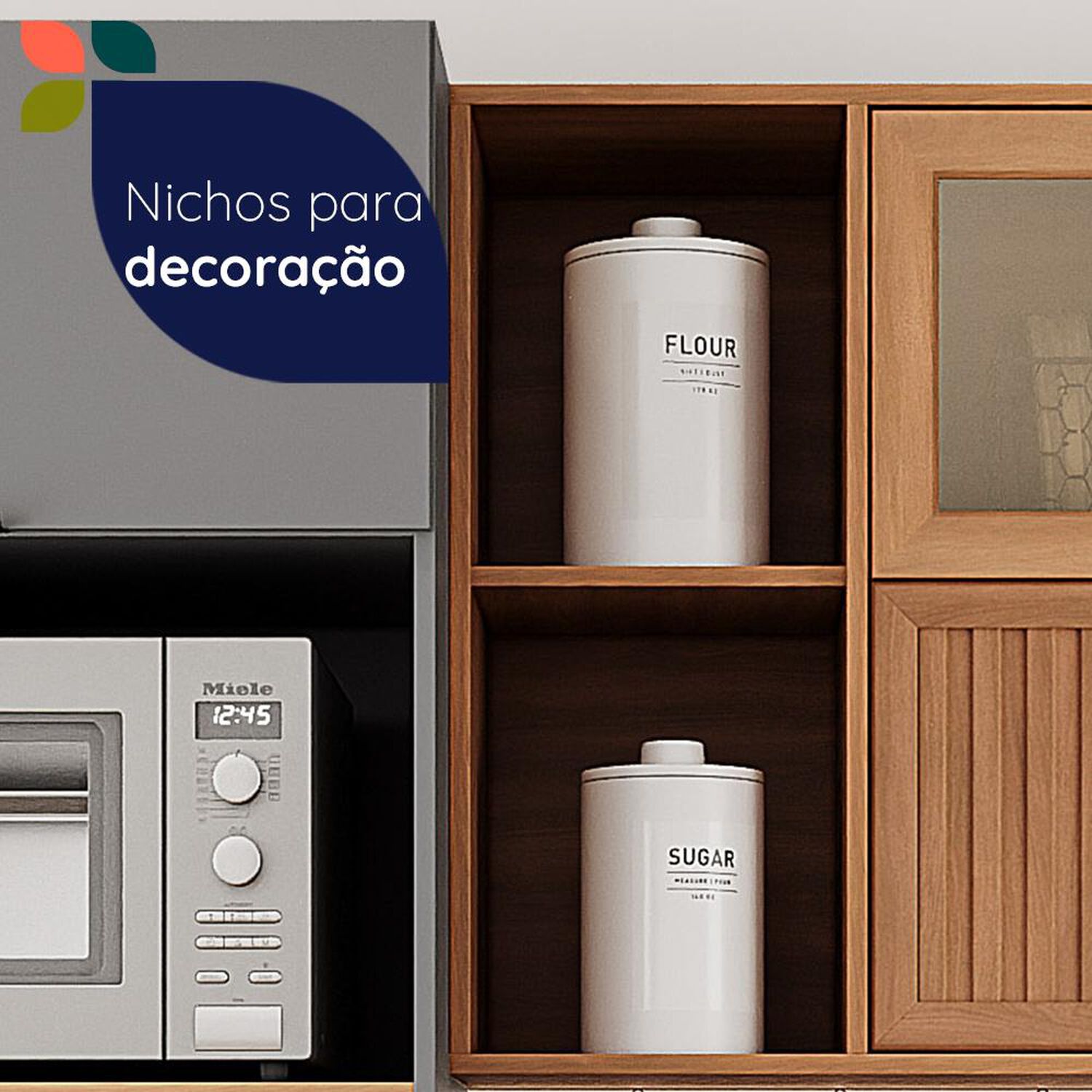 Mueble De Cocina Roca Modular Casta&ntilde;a Modular / 9 Puertas / 2 Cajones image number 5.0