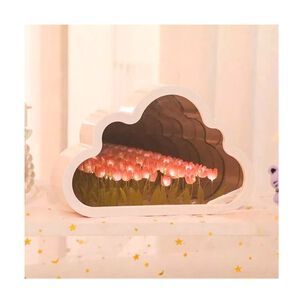 L&aacute;mpara Nocturna Forma De Nube 4x20x13cm Hogar