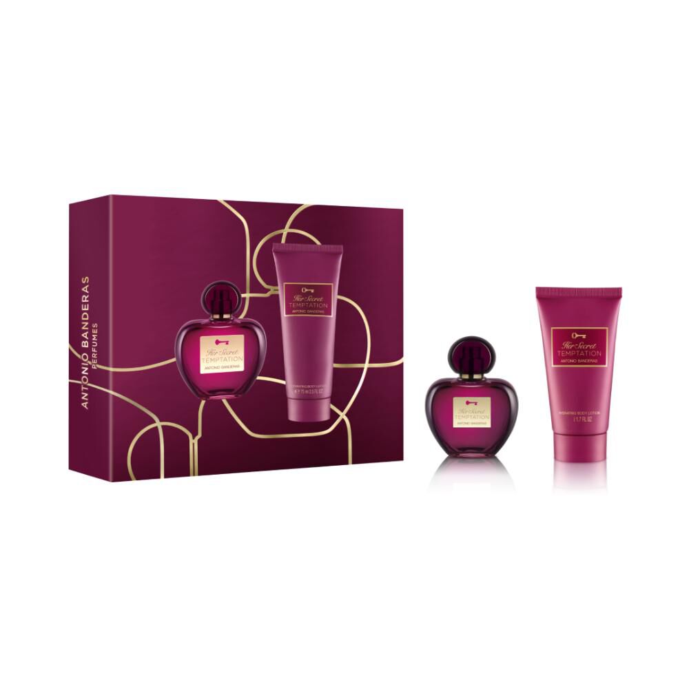 Set De Perfumería Mujer Her Secret Temptation Banderas / 50 Ml / Edt + Loción Corporal 75 Ml image number 0.0