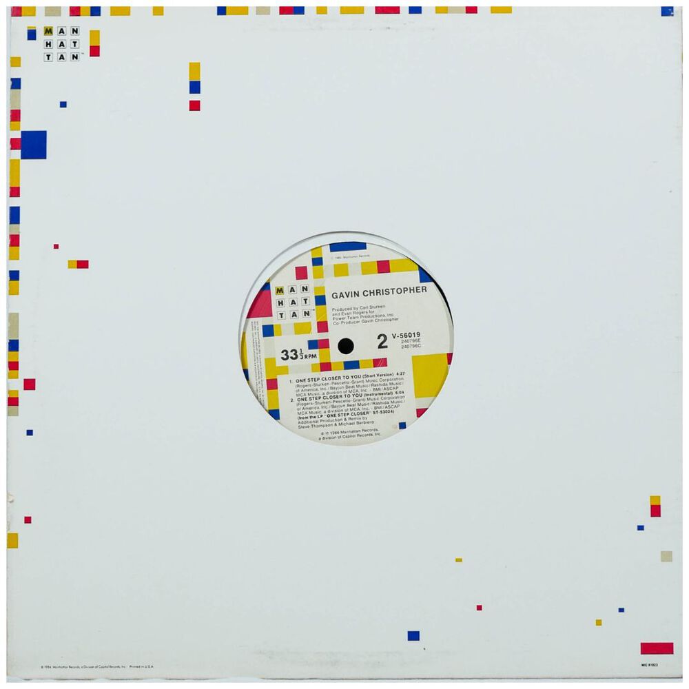 Gavin Christopher - One Step Closer To You | 12" Maxi Single Usado image number 1.0