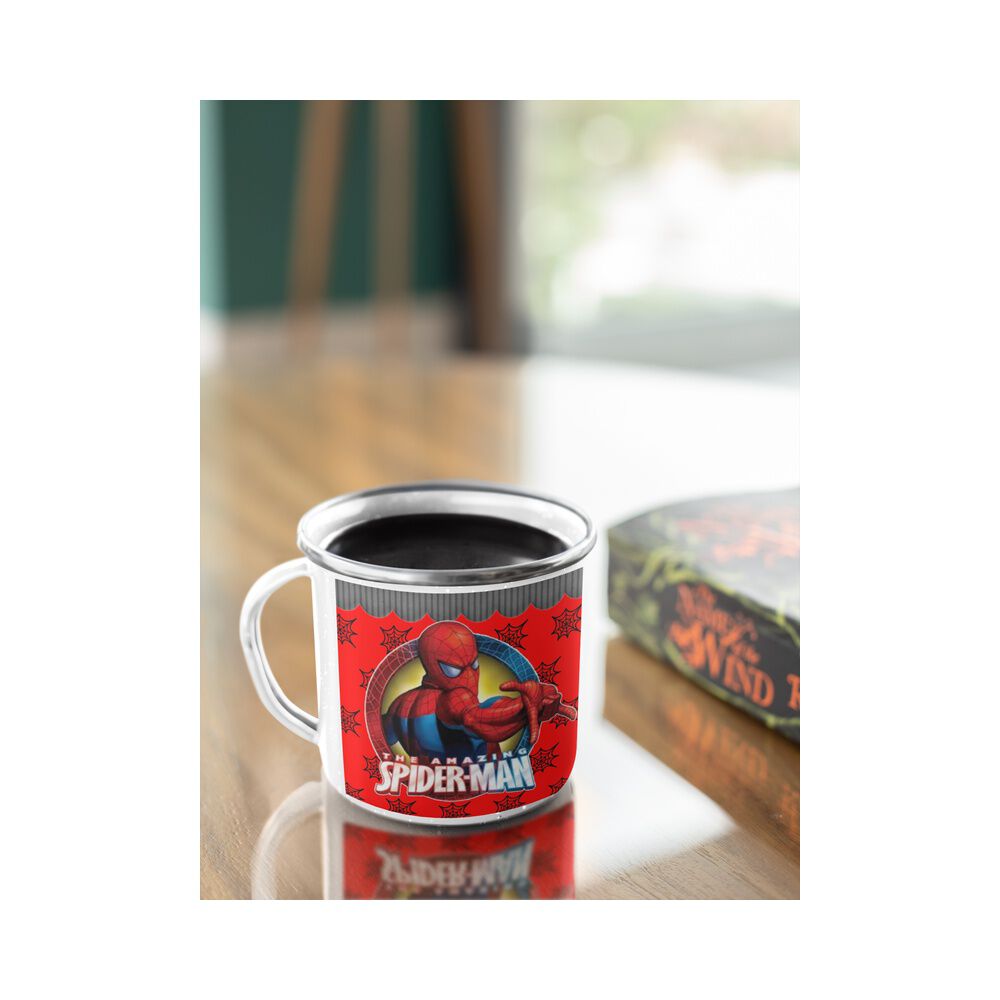 Taza Enlozada Lechera El Increible Hombre Ara&ntilde;a Spiderman image number 1.0