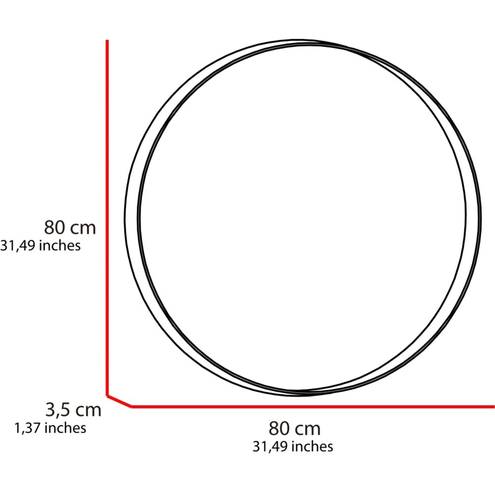 Espejo Circular Fm-010 80x80x3,5 image number 6.0