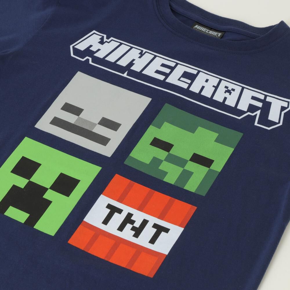 Polera Manga Larga Niño Personajes Minecraft image number 2.0