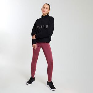 Polerón Deportivo Cuello Alto Medio Cierre Mujer Wetland