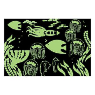 Puzzle 100pcs Brilla En La Oscuridad Bajo El Mar Mudpuppy