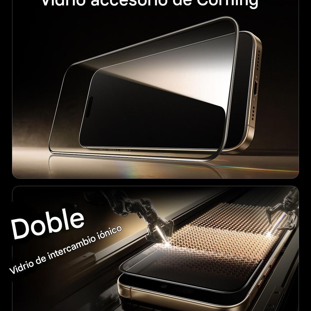 Para Iphone 17 Pro Max - Vidrio Templado Blindado + Instalador image number 2.0