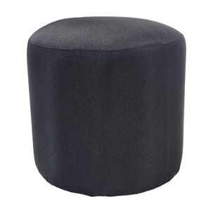 Pouf Redondo Lino Negro