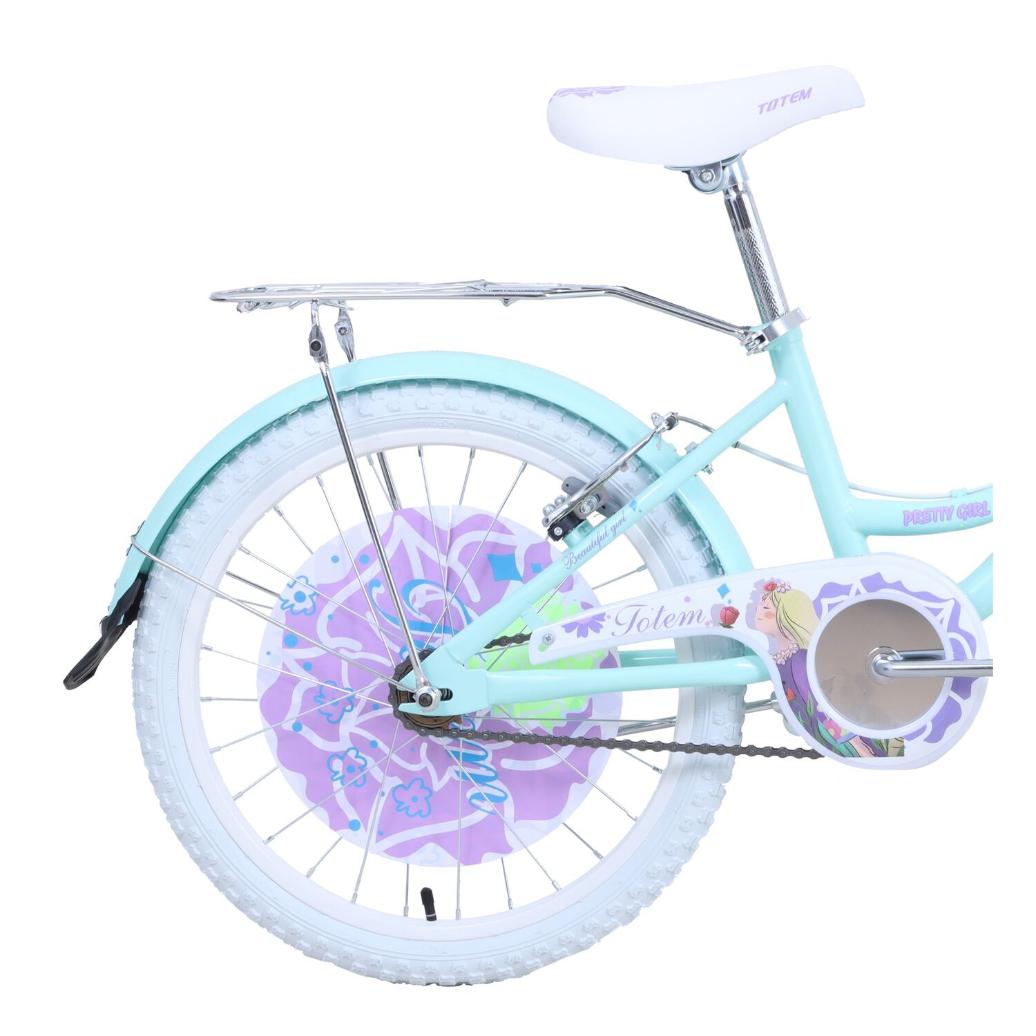 Bicicleta Totem Infantil Aro 20 Pretty Verde Cian image number 3.0