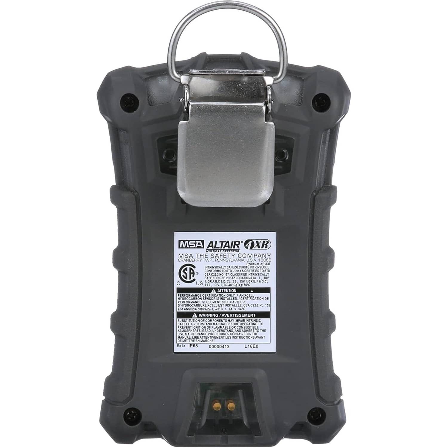 Msa Altair 4xr: Detector Multig&aacute;s Monitoreo Gases Honeywell image number 6.0