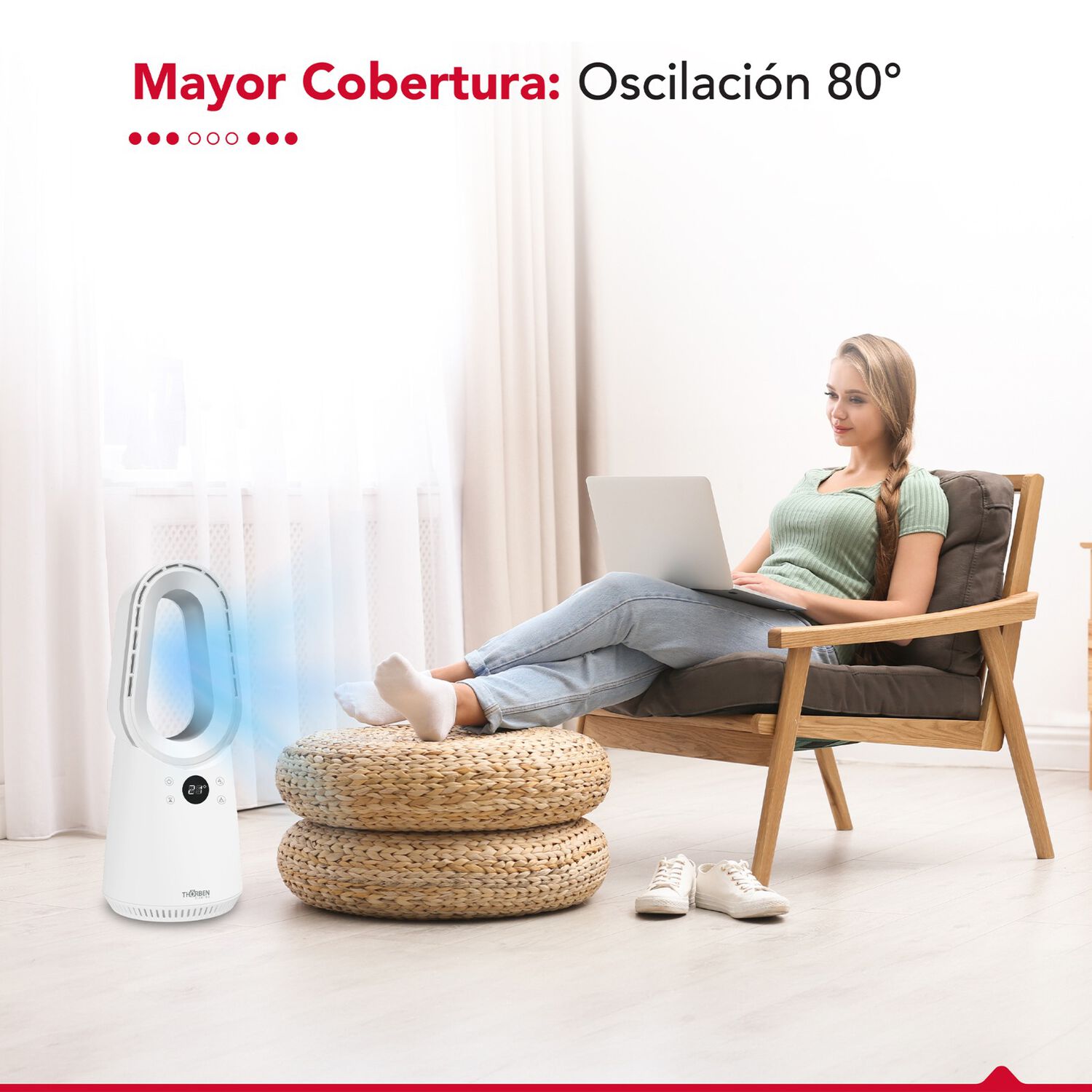 Ventilador Sin Aspas Thor Bladeless Digifan image number 5.0