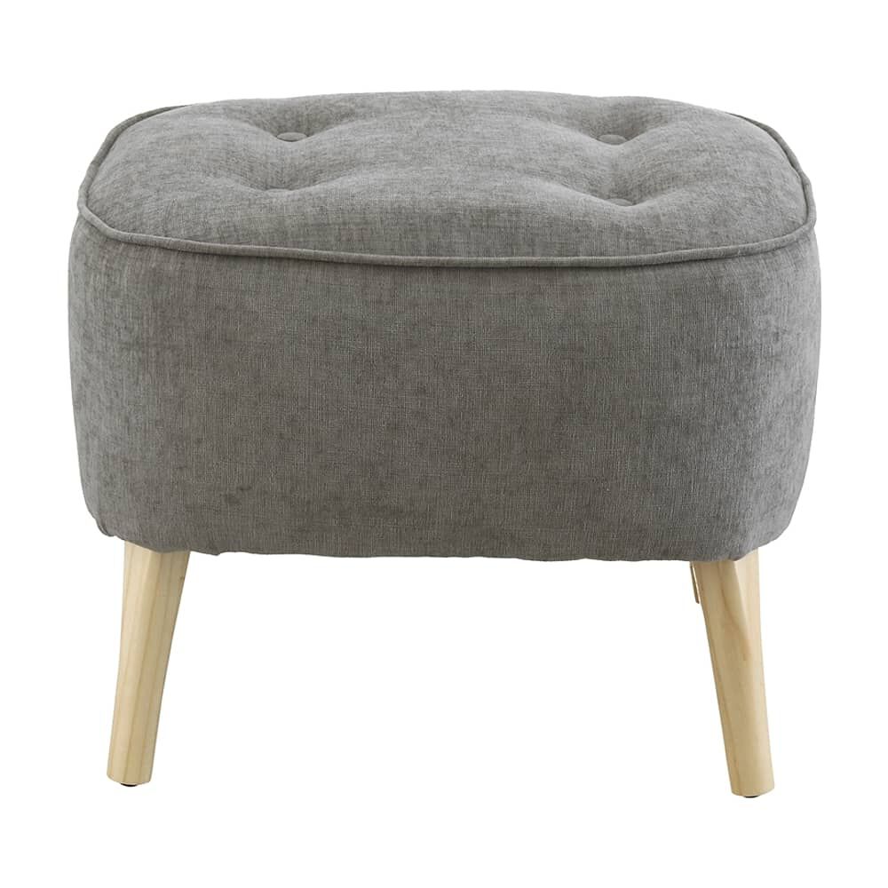 Pouf M&aacute;xima Gris Claro Altea 55x45x45 Cm M&aacute;xima Design image number 0.0