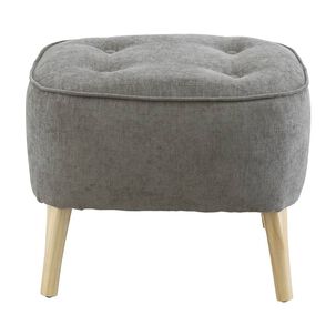 Pouf M&aacute;xima Gris Claro Altea 55x45x45 Cm M&aacute;xima Design