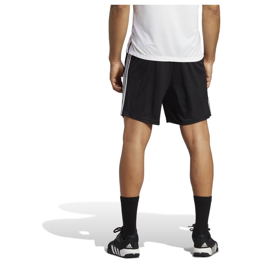 Short Deportivo Hombre 3 Tiras Adidas image number 1.0