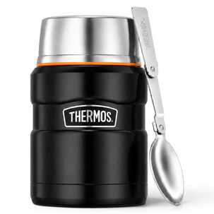 Termo De Comida Premium Inox Thermos King 470ml Negro
