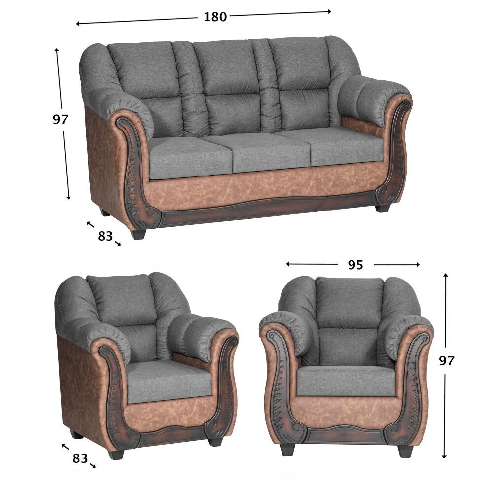 Juego De Living Muebles Mye Baker / 5 Cuerpos image number 1.0