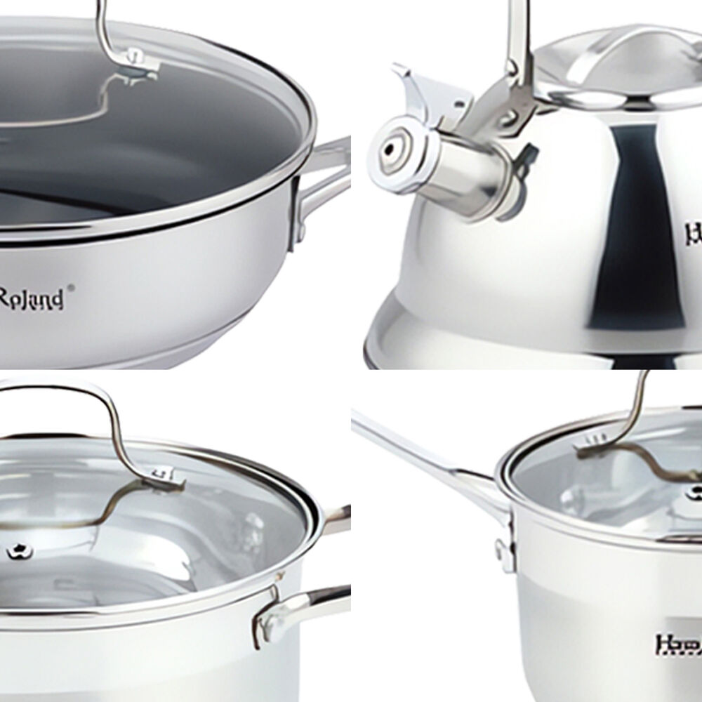 Batería 12 Piezas Acero Inoxidable Múnich image number 4.0