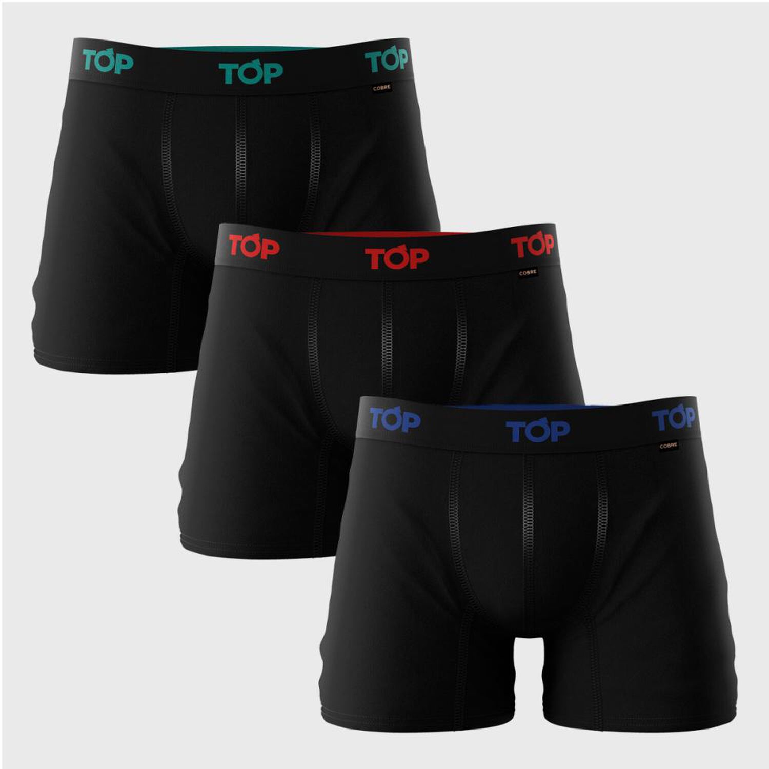Pack X3 Boxer Top Cobre Medio image number 0.0