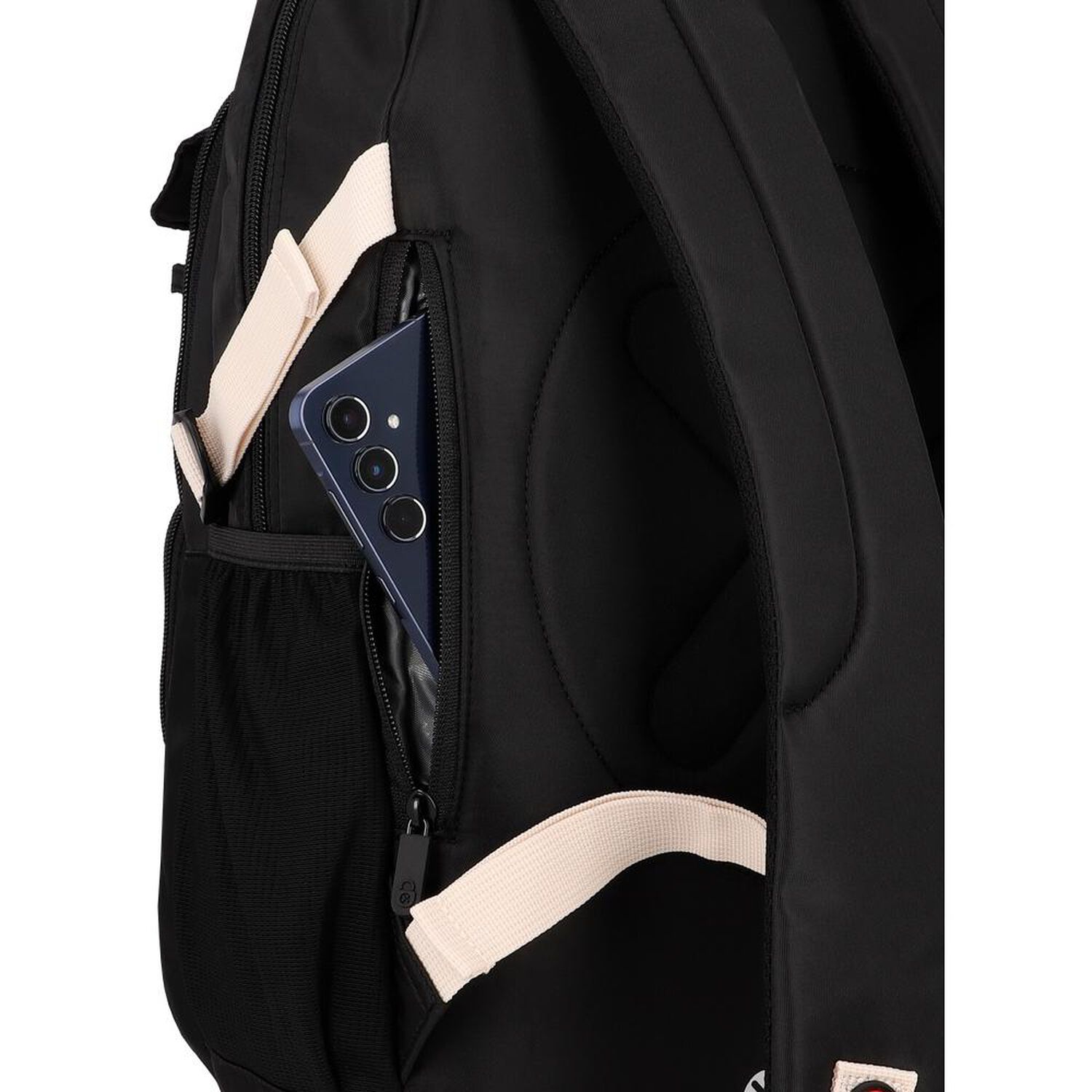 Mochila Notebook Xtrem Kira 6xt Negro/beige 15" image number 9.0