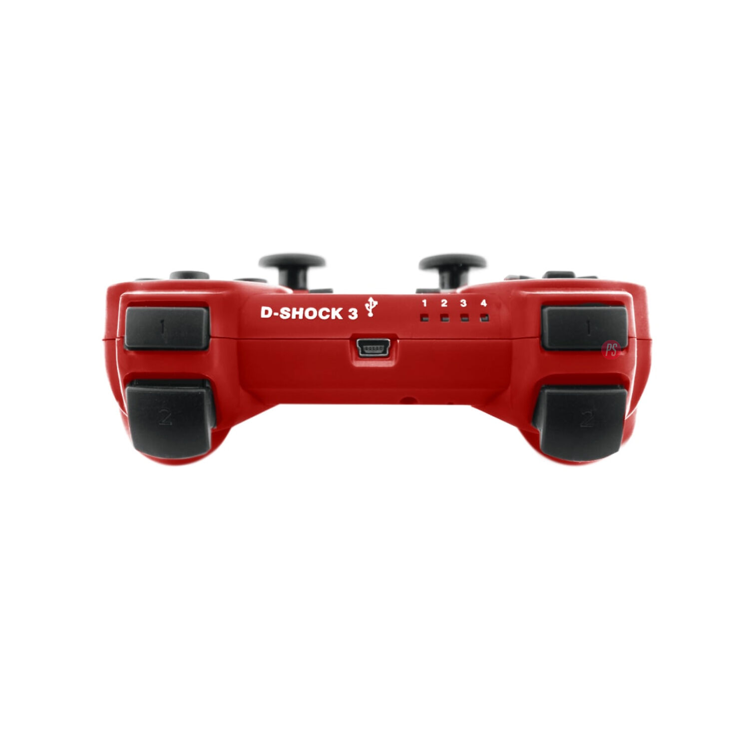 Joystick Compatible Ps3 Con Bluetooth Y Vibraci&oacute;n Rojo - Ps image number 1.0