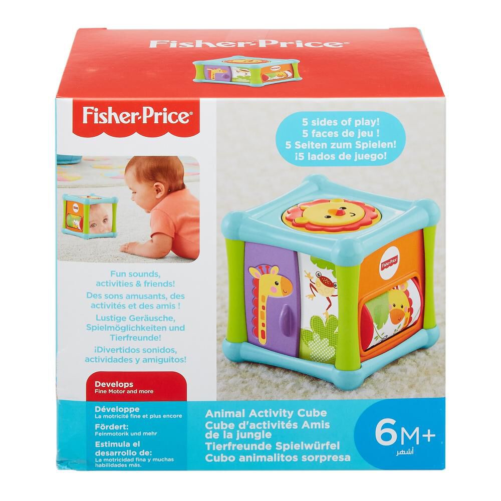 Bloques De Encaje Fisher Price Cubo Animalitos De Actividades image number 3.0