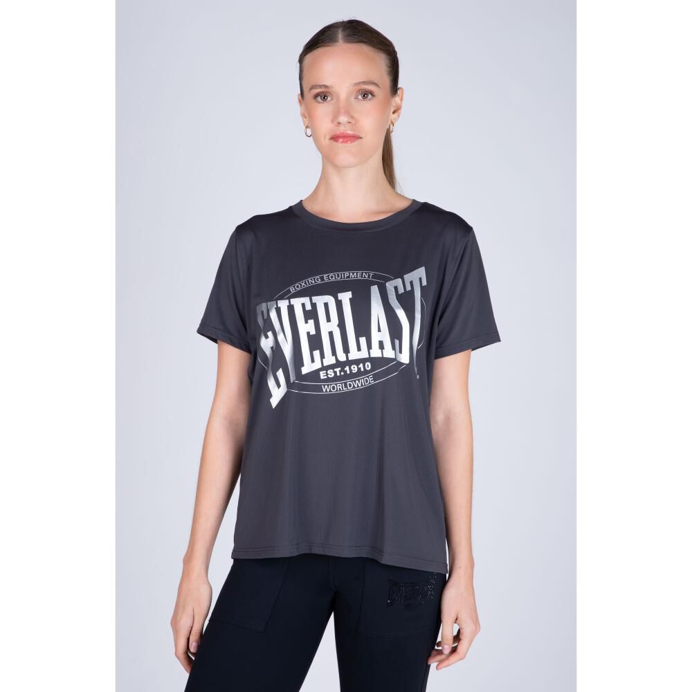 Polera M/c Mujer Basic Everlast image number 0.0