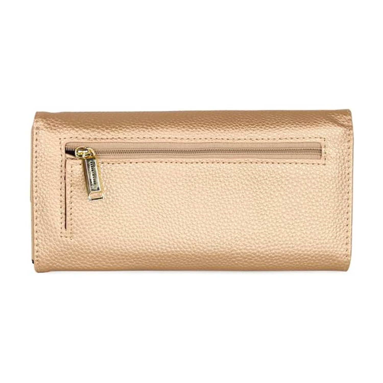 Billetera Mujer Fidelia Rosa Metalizado Kenneth Cole image number 2.0