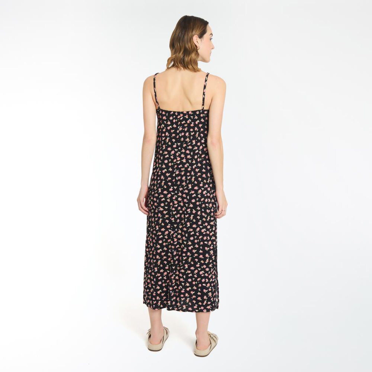 Vestido Largo Estampado Sin Mangas Mujer Freedom image number 3.0