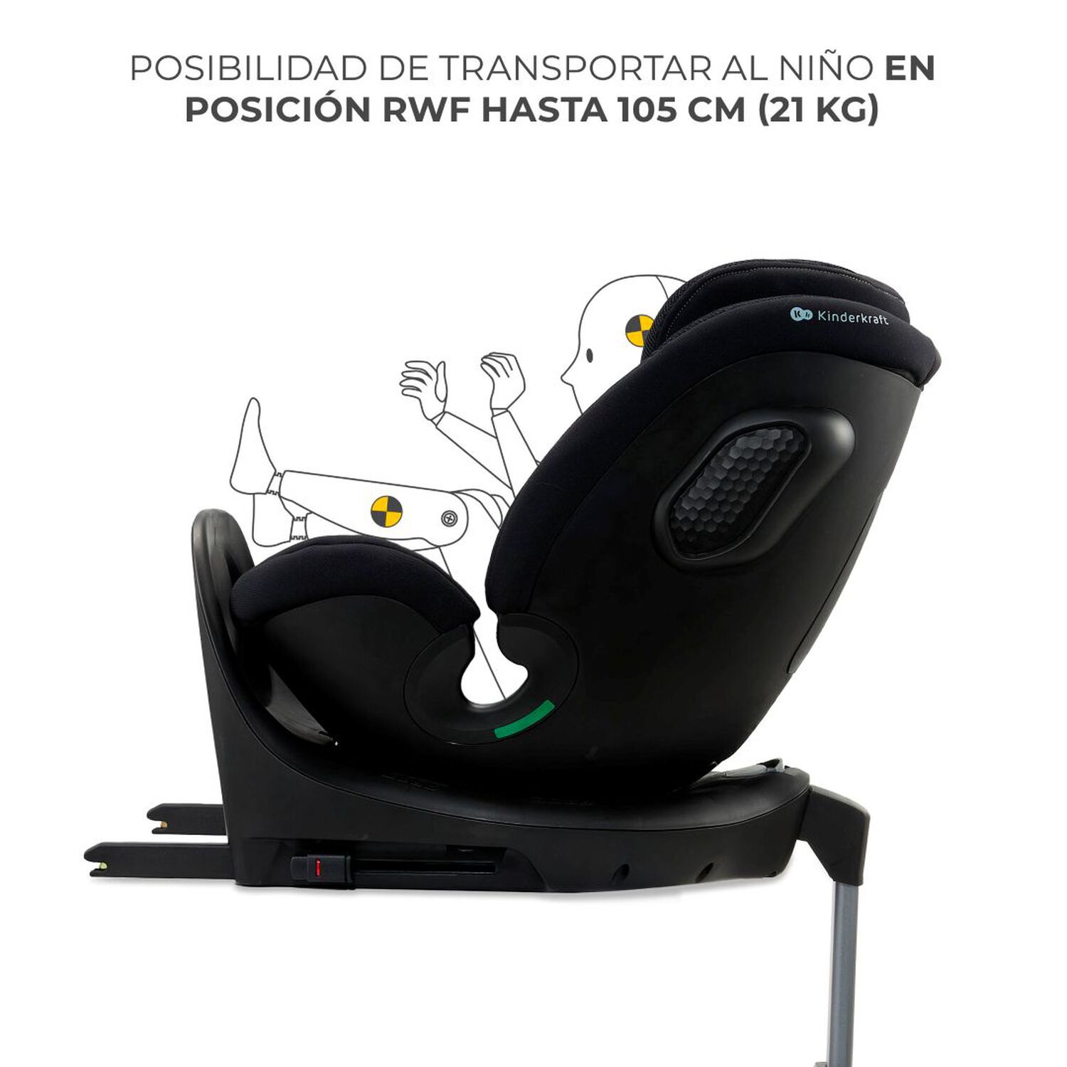 Silla De Auto Convertible Xrider 2 I-size Negro image number 6.0