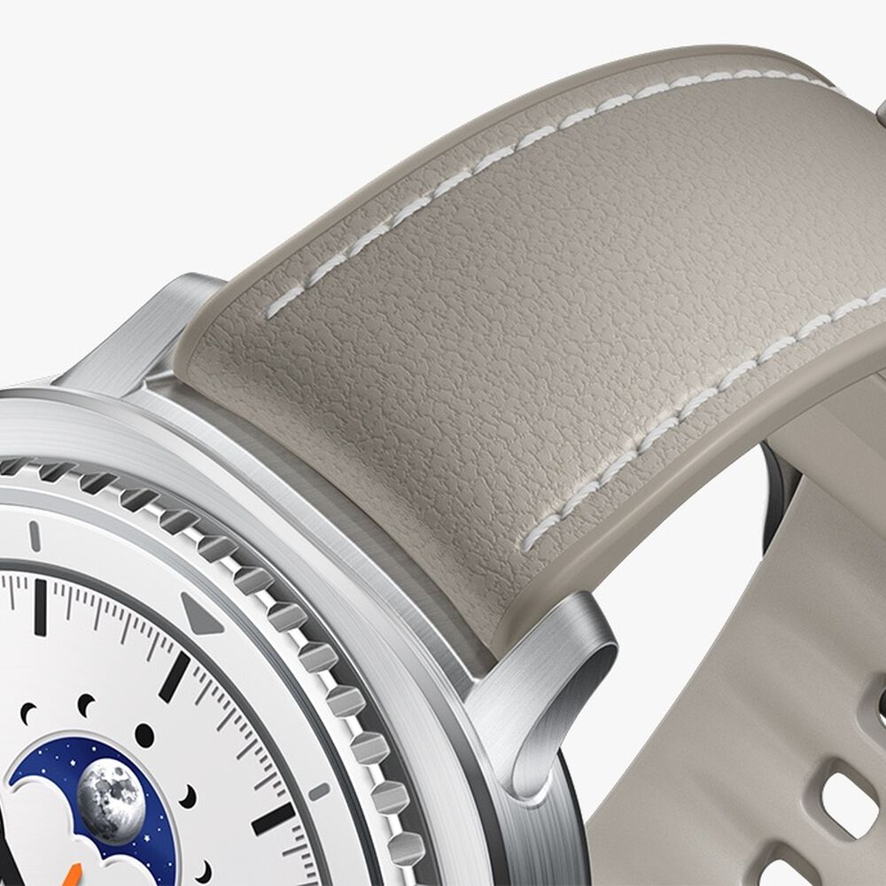 Correa Híbrida Para Galaxy Watch8 | Watch8 Classic Blanco image number 3.0
