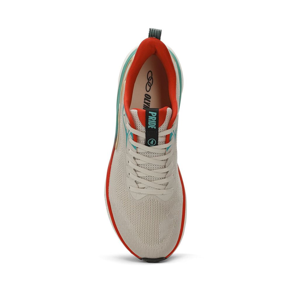 Zapatilla Running Mujer Pride 4 Celeste/rojo/arena image number 3.0