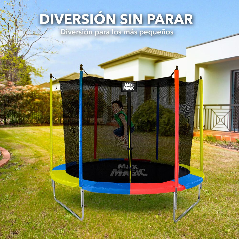 Cama Elástica 183 Cm (6 Ft) Amarillo image number 4.0