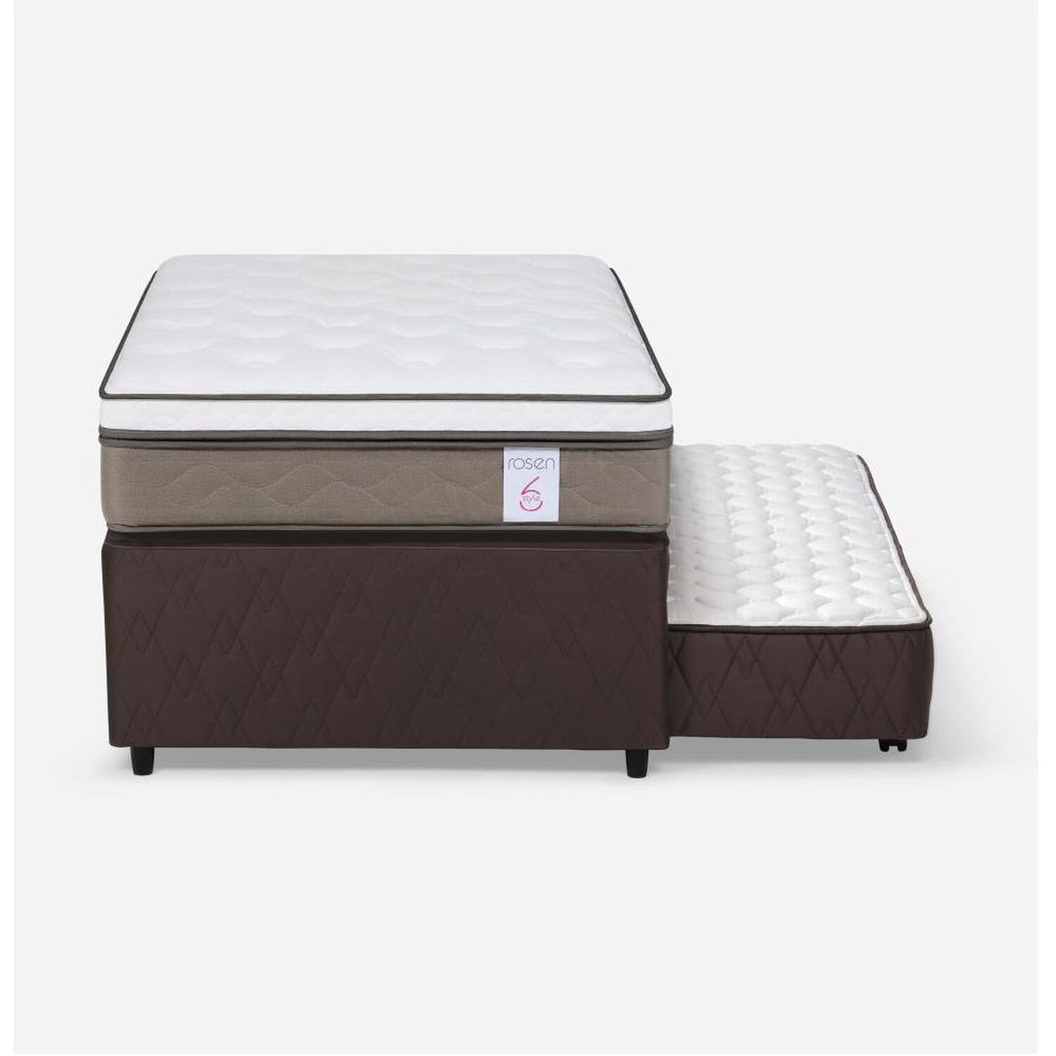 Cama Nido Rosen New Style 6 / 1.5 Plazas / Base Normal image number 3.0